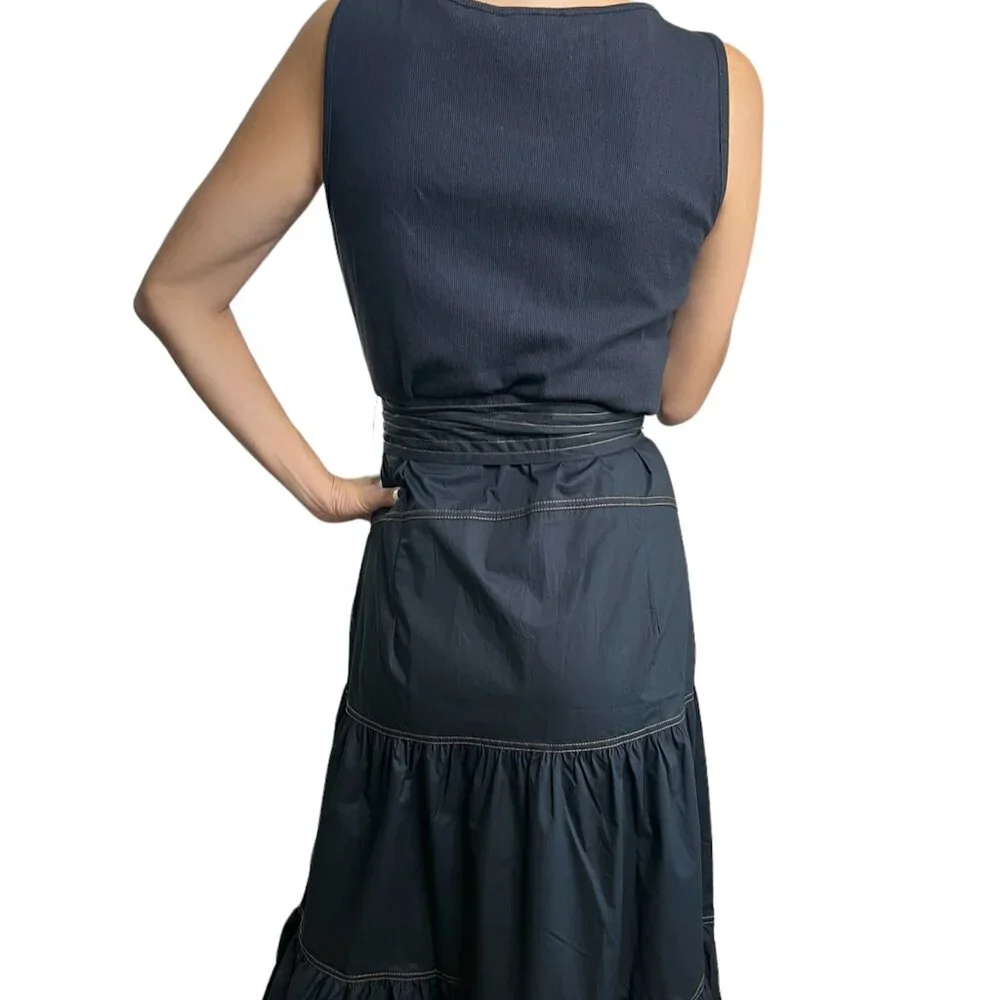 TAHARI, maxi  dress, size Large, color: Black - Picture 3 of 7